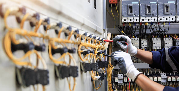 Professional Electrician technician working in Summit Hill, PA